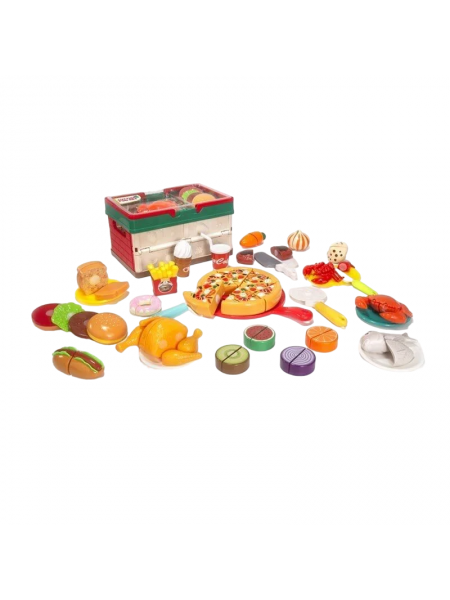 Ігрові продукти на липучках Chengmei Toys 45 шт Різнобарвний (154598)