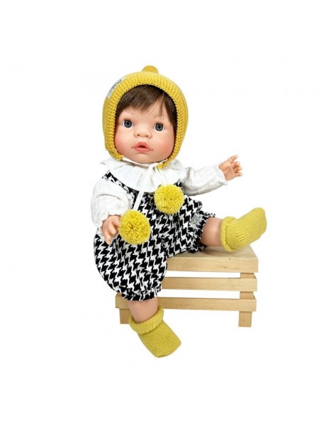 Іспанська лялька Nines D'Onil Joy Collection пупс хлопчик із волоссям у коробці 37 см Різнобарвний (840)