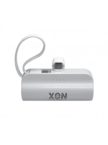 Портативна мінібатарея XON PowerBank MiniCharge 5000 mAh USB Type-C + USB Type-C Білий (DC5CC 6747)