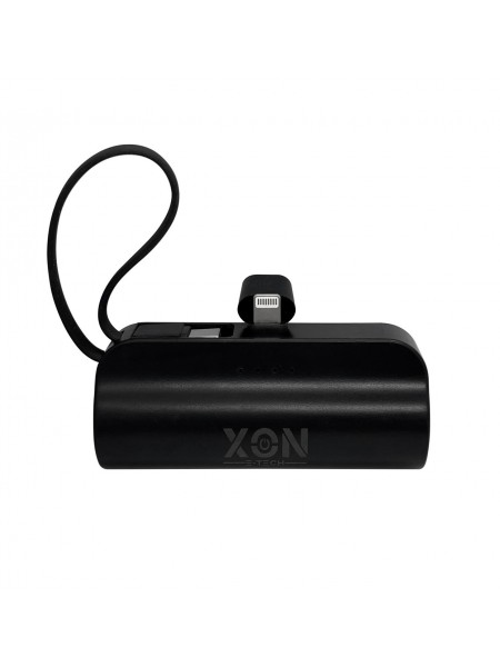 Портативна мінібатарея XON PowerBank MiniCharge 5000 mAh Lightning + USB Type-C Чорний (DC5LC 6754)