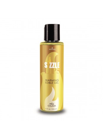 Зігрівальний масажний гель Sensuva Sizzle Lips Pina Colada 125 мл