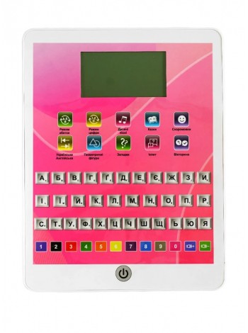 Навчальний планшет WToys 18.5х1х24 см 2 мови Білий (142864)
