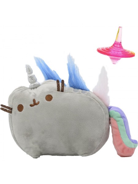Комплект 2Life М'яка іграшка Pusheen cat 12х15 см і юла v-12301