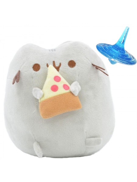 Комплект 2Life М'яка іграшка Pusheen cat 12х15 см і юла v-12306