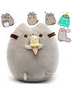 Комплект 2Life М'яка іграшка Pusheen cat 12х15 см і Набір 5 шт. багаторазових наклейок v-12320