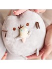 Комплект 2Life М'яка іграшка Pusheen cat 12х15 см і Набір 5 шт. багаторазових наклейок v-12320
