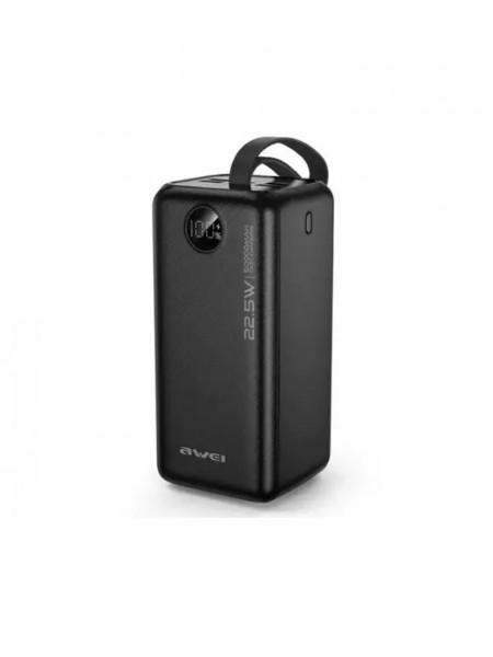 Портативна батарея Power bank Awei 9573 50000 mAh Black