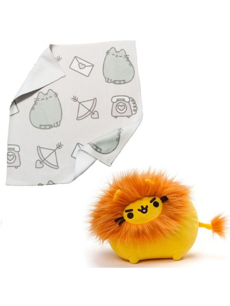 Комплект 2Life М'яка іграшка Pusheen cat 10х7 см і рушник 35х35 см v-12455