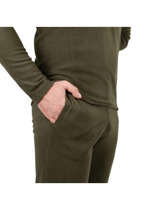Комплект термобілизни чоловічого Tribe Microfleece M Оливковий (T-KA-0015 Olive-M)