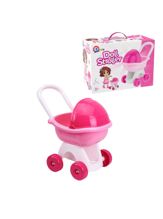 Ігрова коляска для ляльок Technok Toys 46х48х29 см Рожевий (117242)