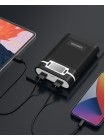 Корпус Power Bank під акумулятори Power 4x18650 max 10000 mA Чорний (M08C225W)