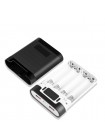 Корпус Power Bank під акумулятори Power 4x18650 max 10000 mA Чорний (M08C225W)