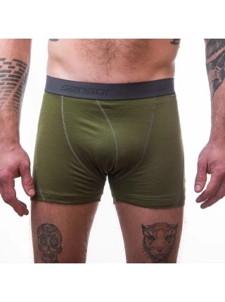 Тертуси чоловічі Sensor MERINO ACTIVE safari L Зелений