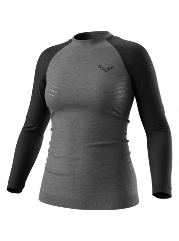 Термокофта Dynafit W Tour Light Merino L S Tee XS Сіро-чорний (1054-016.002.2060)