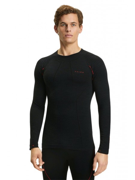 Термокофта Falke ESS Wool-Tech XL Black Red (1097-33411-3008 XL)