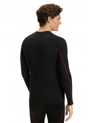 Термокофта Falke ESS Wool-Tech XL Black Red (1097-33411-3008 XL)
