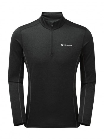 Термокофта Montane Dart XT Zip Neck L Black (1004-MDXZNBLAN16)