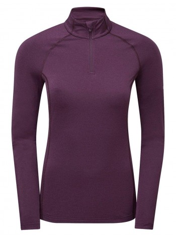 Термокофта Montane Female Dart XT Zip Neck XS Saskatoon Berry (1004-FDXZNSASA16)