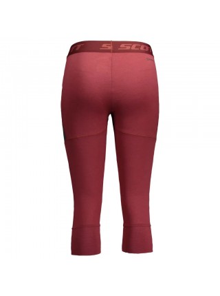 Термоштаны Scott W Defined Merino S Red Dark Grey (1081-277794.7051.006)