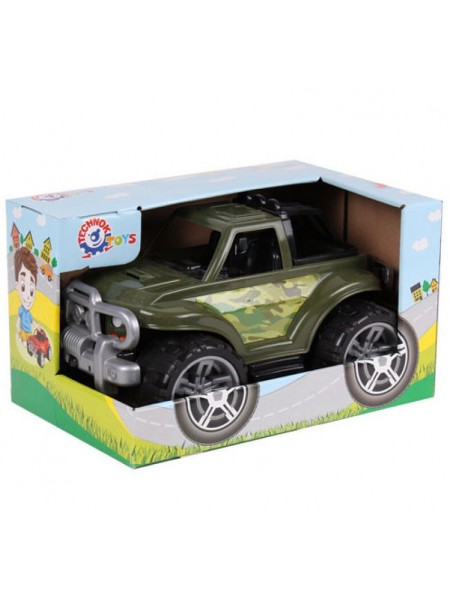 Дитячий позашляховик Technok Toys Військовий 36х23х20 см Хакі (59535)