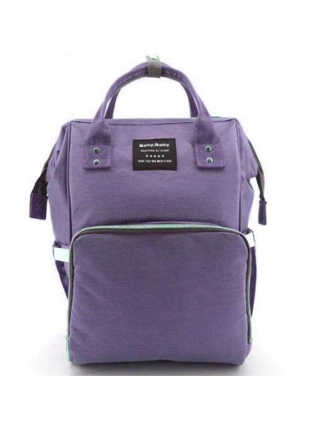 Сумка-рюкзак для мам MHZ Baby Bag 5505 Фіолетовий (009796)