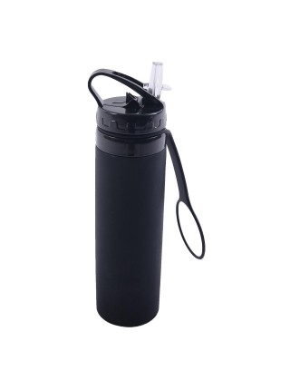 Складана пляшка для води iFDA 600 мл Чорна (HbP050352)