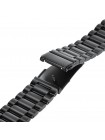 Ремінець сталевий BeWatch 20 мм для Amazfit GTR 42 mm/GTS BIP lite Чорний (1110401)