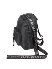 Рюкзак міський BackPack Off-White Чорний (22478)