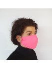Маска захисна Попелюшка на обличчя багаторазова 2-шарова Рожева (М2005)