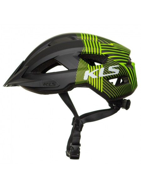 Шолом велосипедний KLS Daze S/M 52-55 см Black-Green (8585053808435)