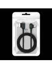 Кабель Lightning Mcdodo з двостороннім USB роз'ємом LED-індикацією для заряджання та передавання даних (Чорний, 3 м)