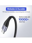 Магнітний кабель Micro USB Ugreen для заряджання та передавання даних 1 м Чорний (60207+60209)