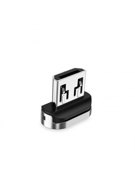 Магнітний кабель Micro USB Ugreen для заряджання та передавання даних 1 м Чорний (60207+60209d2) 60209, Комплектація: Наконечник (без кабелю), Наконечник Micro USB (без кабелю), Micro USB