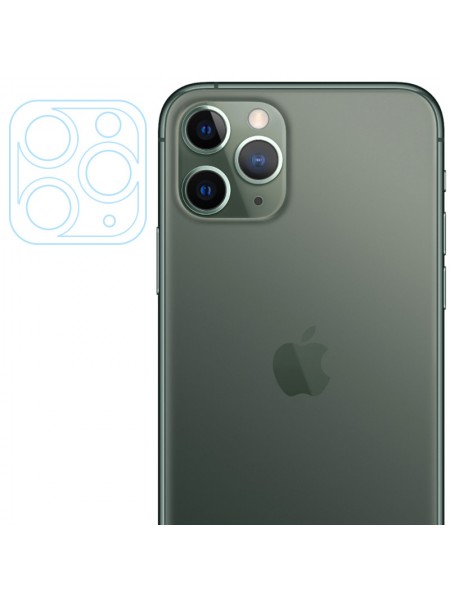 Протиударне Гнучке Захисне скло на камеру та весь блок Epik для Apple iPhone 11 Pro/11 Pro Max