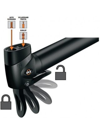 Насос ручний SKS INJEX T-ZOOM BLACK (949273)
