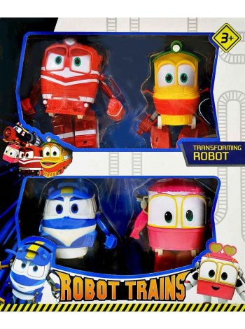Іграшка робот "Robot Trains" — 4 шт. у комплекті (BL1899)