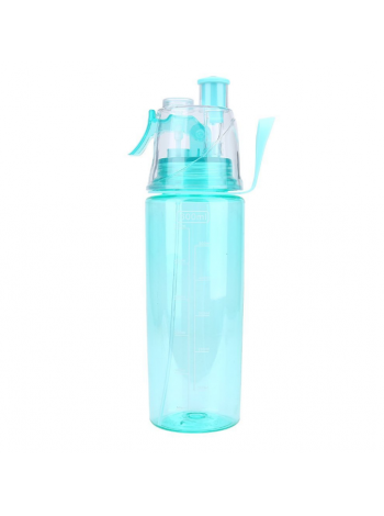 Спортивна пляшка SUNROZ з розпилювачем 600 мл Блакитний (SUN1477)