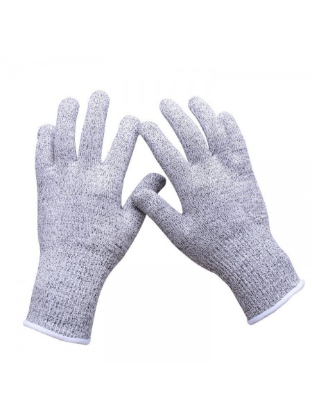 Захисні рукавиці SUNROZ проти порізів і проколів L Сірий (SUN1501)
