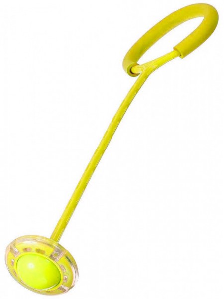 Скакалка світна на одну ногу з LED-підсвіткою Жовтий (2290038Y)