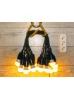 Вулична Ретро Гірлянда Для помещення та Вулиці RETRO LAMPA Вінтаж 35 метрів 71 лампа LED 4 W (Лампа Економка)