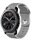 Ремінець силіконовий 22 мм для Xiaomi Amazfit Pace  ⁇  Stratos  ⁇  GTR 47 mm LineS BeWatch Сірий