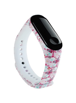 Ремінець Painted Strap для Xiaomi Mi Band 3 / 4 Butterflies
