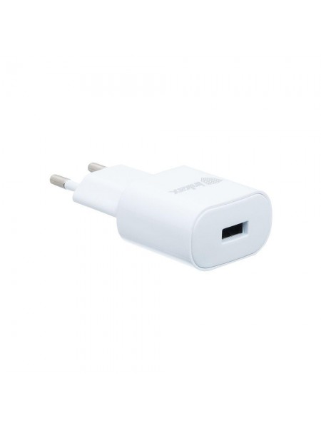 Мережеве заряджання Inkax CD-27 2.1 A 1 USB + кабель Micro USB Білий