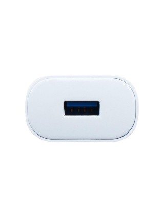 Мережеве заряджання Inkax CD-27 2.1 A 1 USB + кабель Micro USB Білий