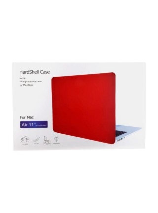 Чехол накладка Crystal Case для Apple Macbook Air 11.6 Red