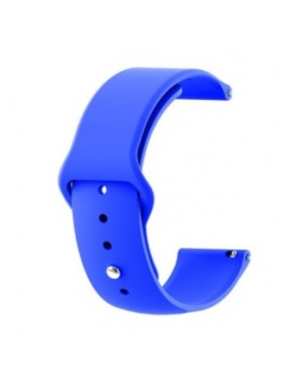 Ремінець BeWatch для Samsung Galaxy Watch 46 mm  ⁇  3 45 mm  ⁇  Gear S3 силіконовий 22 мм Синій (1020305)