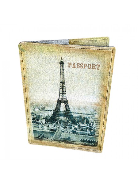 Обкладинка для паспорта шкіряна DevayS Maker 01-01-063 Різнобарвна
