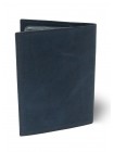 Шкіряна обкладинка для автодокументів BermuD B 02-18S-01-4 Синій