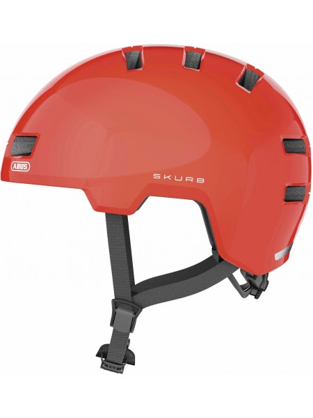 Шолом велосипедний ABUS SKURB S 52-56 Signal Orange 403798