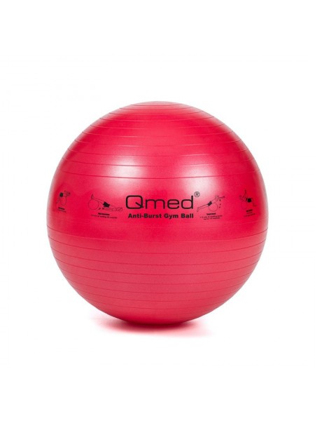 Фітбол — Qmed ABS Gym Ball 55 см Червоний